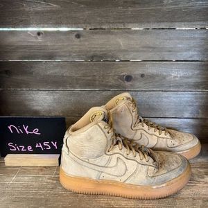 Kids Childrens Nike‎ Air Force 1 High Flax Weather Shoes Sneakers Size 4.5 Y